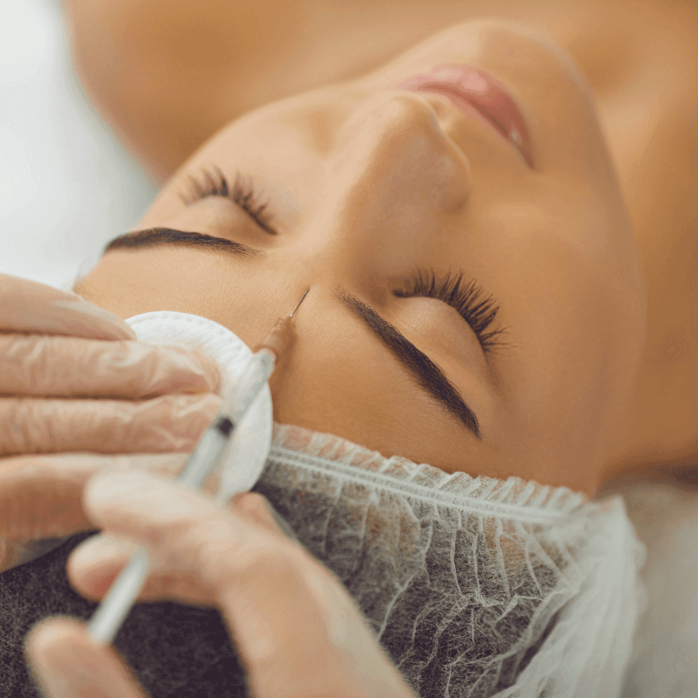 Woman getting Botox injections in Madisonville, LA | Hollrah Wellness